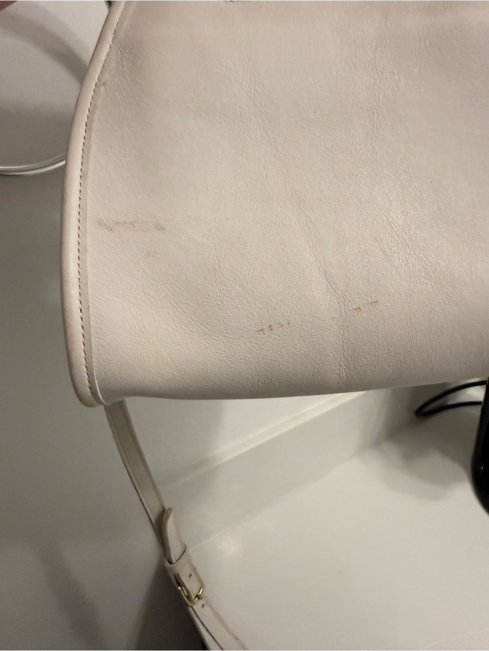 Vintage COACH White Structured Top-Handle Women's Bag - Picture 9 of 13